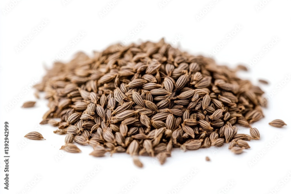 Aufkleber discovering the rich texture and flavor of cumin seeds used in various global cuisines