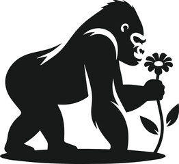 Gorilla animal vector