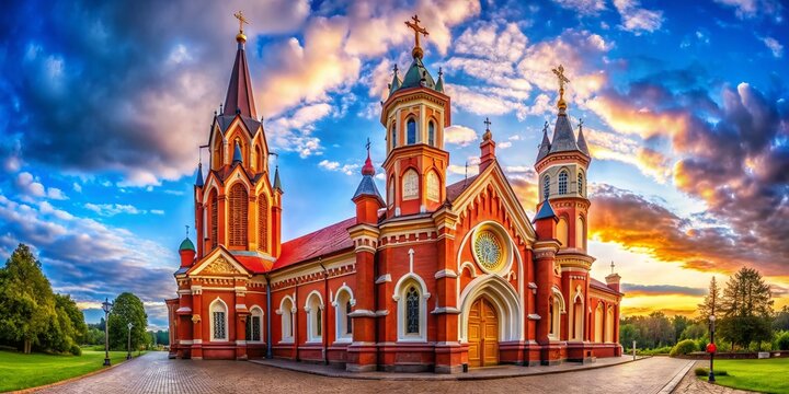 Majestic St Matthew the Apostle Church in Rokiskis Lithuania A Testament to Architectural History