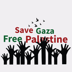 Save Gaza ,Free Palestine, end the pain for Peace .