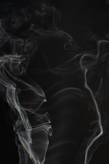 Obraz premium Soft smoke flow cloud