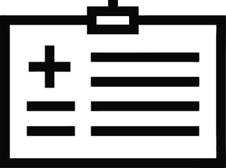 Simple Clipboard Vector Illustration Document List Symbol For Business And Education