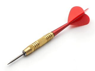 Darts hitting the target on a white background showcasing accuracy and competition in a 3D sporty style