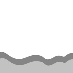 Lower page border gray color