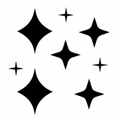 Simple Star Vector Set for Branding.