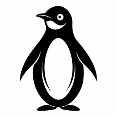 Penguin Silhouette Vector Art