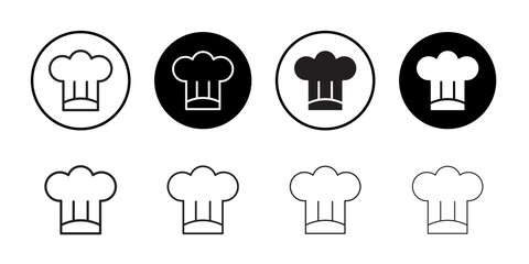 toque icon vector logo set collection for web app ui