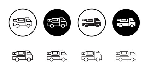Fototapeta premium Wine delivery icon vector logo set collection for web app ui