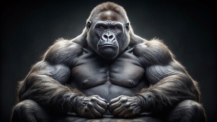 Majestic Gorilla A Powerful Symbol of Strength Grace and Calm in the African Wilderness