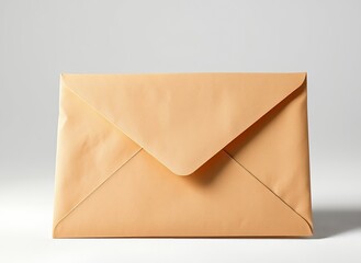 Neutral Beige Envelope on Cream Surface