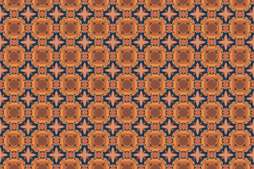 Seamless Tile Geometric Wallpaper Shape Symmetric Art Perspective Template Textile Graphic Fabric Visual Luxury Texture Endless Design Interior Digital Background Cloth Decoration Fashion Pattern.