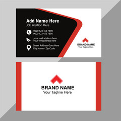 Modern and simple business card design Creative and Clean Business Card Template horizontal simple clean template
