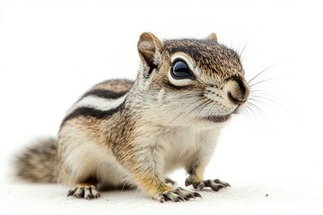 Obraz premium Small animal portrait on white