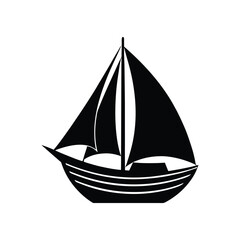 sailboat silhouette art