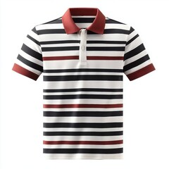 striped shirt isolated on white