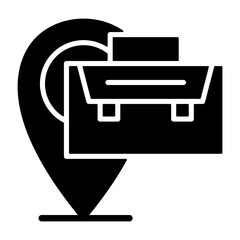 Business Gps Solid Icon