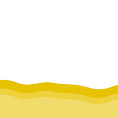 Yellow bottom page divider