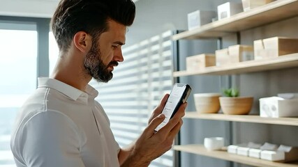 Checking Package Status Using Mobile App