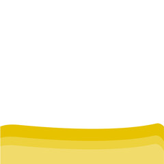 Yellow bottom page divider