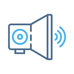 Speaker Icon Representing Audio Output Icon Design