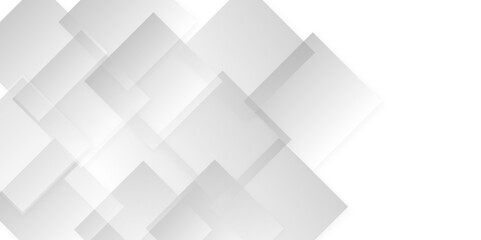 White abstract polygon texture on gray background Abstract white monochrome vector background, for design brochure, website, flyer. Geometric white wallpaper for certificate, presentation, landing 