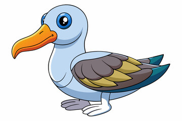 Obraz premium duck cartoon isolated on white