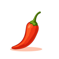 Red chili pepper illustration