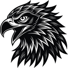 Obraz premium eagle head of vector