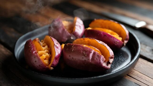 Roasted sweet potato, a taste of Japanese autumn