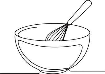 Outline Drawing of Mixing Bowl