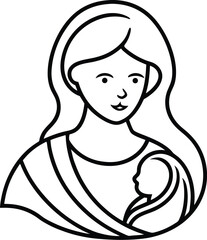 mother's day silhouette vector designs 25