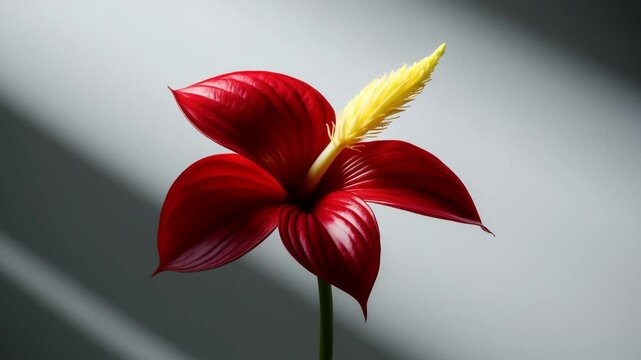 Anthurium flower isolated with a background