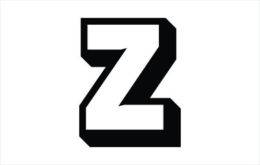 Fototapeta premium Elegant Letter Z logo Vector Template Initial Letter Z Logo Design. Creative And Modern Z logo
