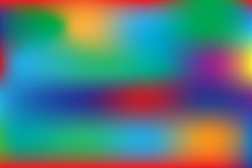  Smooth and blurry colorful gradient mesh background