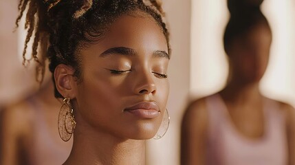 Staff members attending a mindfulness training to promote emotional wellbeing in their professional environment