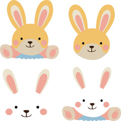 Rabbit Drowing white back ground