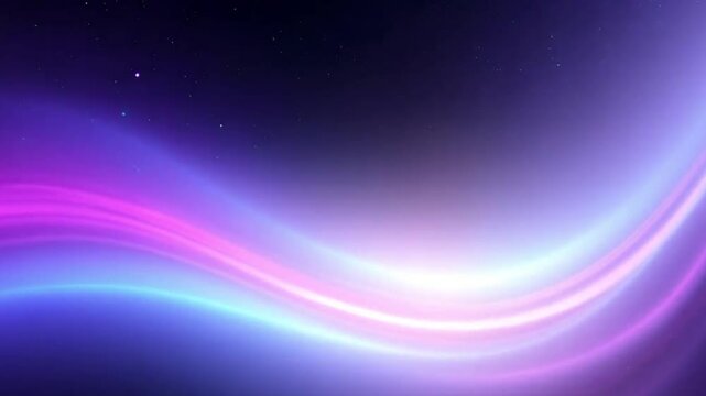 Dreamy Cosmic Background with Flowing Purple, Blue, and Pink Light Waves