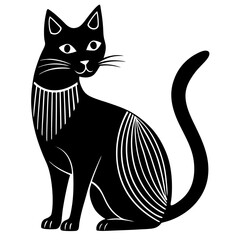 Silhouette Modern Cat
