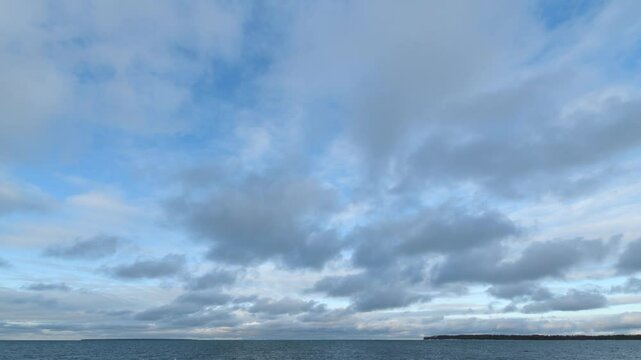 Timelapse video of a cloudy sky