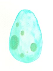 水彩で描いたイースターエッグ