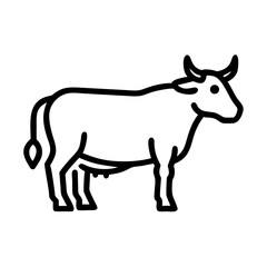 Cow  silhouette vector