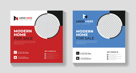 Dream House For Sale  Social Media Post Template, Social Media Post Template, Facebook Post, ,LinkedIn Post