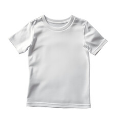 Fototapeta premium Blank white t-shirt mockup isolated transparent PNG, empty shirt template - isolated design element