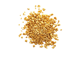 Gold nugget grains