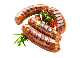 Grilled sausages
