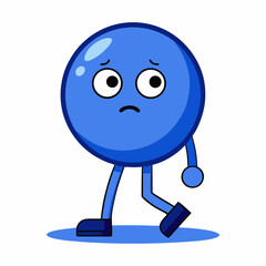 blue cartoon character