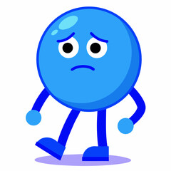 blue cartoon character