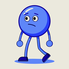 blue cartoon character