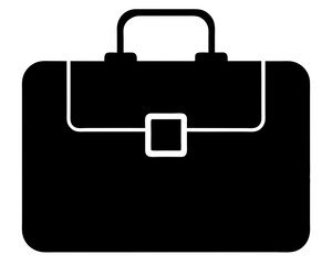 Briefcase Silhouette Vector Design, Briefcase SVG, Briefcase Icon
