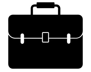 Briefcase Silhouette Vector Design, Briefcase SVG, Briefcase Icon